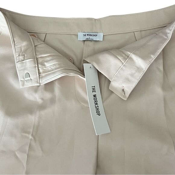 THE WORKSHOP Pleated High-rise Trousers - Picture 3 of 8